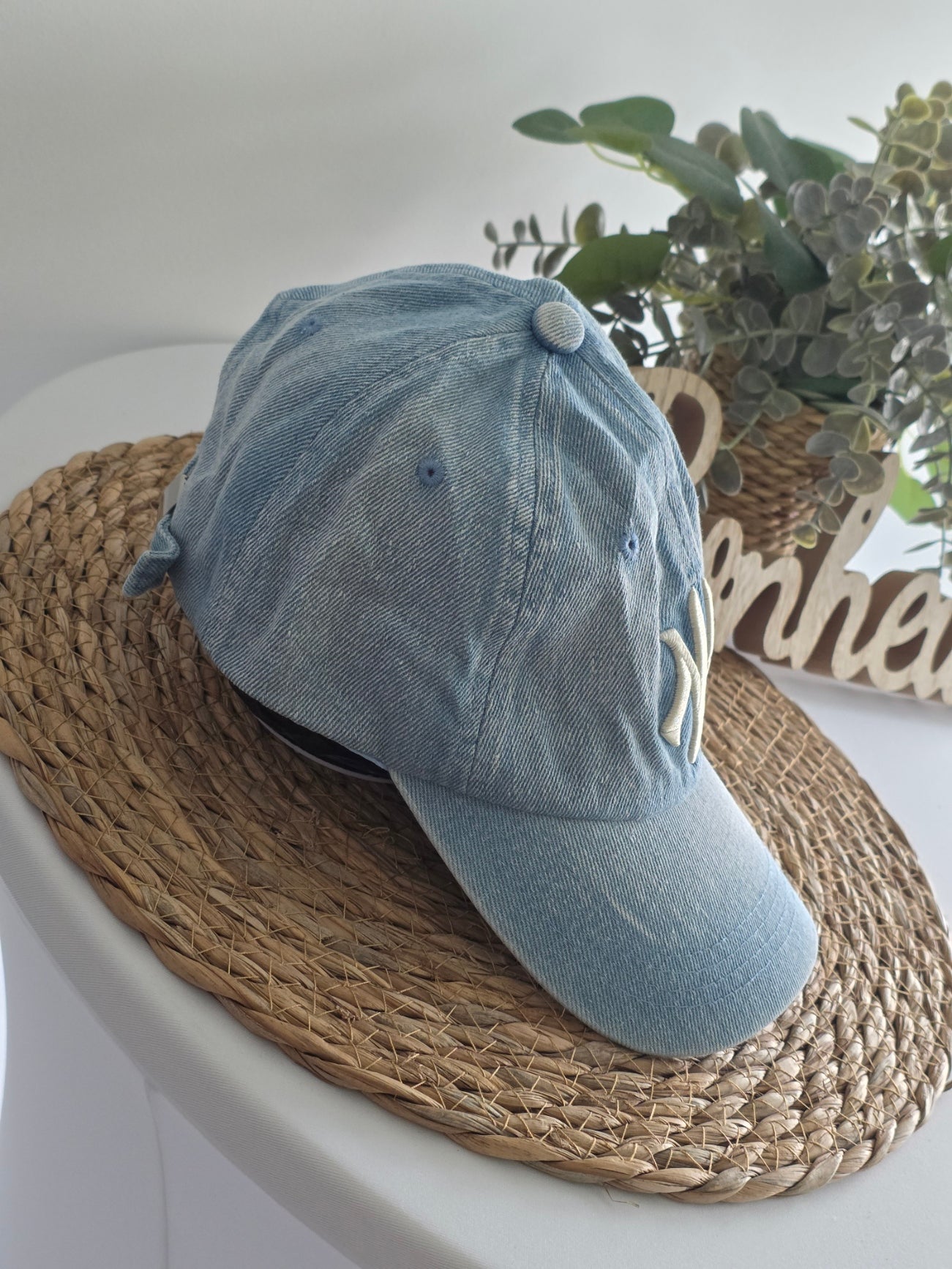 Casquette Féminine Bleu Ecusson New York