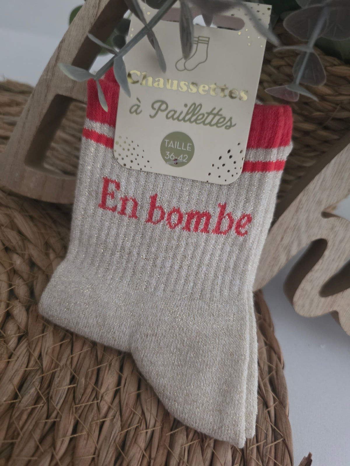 EN BOMBE - Chaussette à Paillette