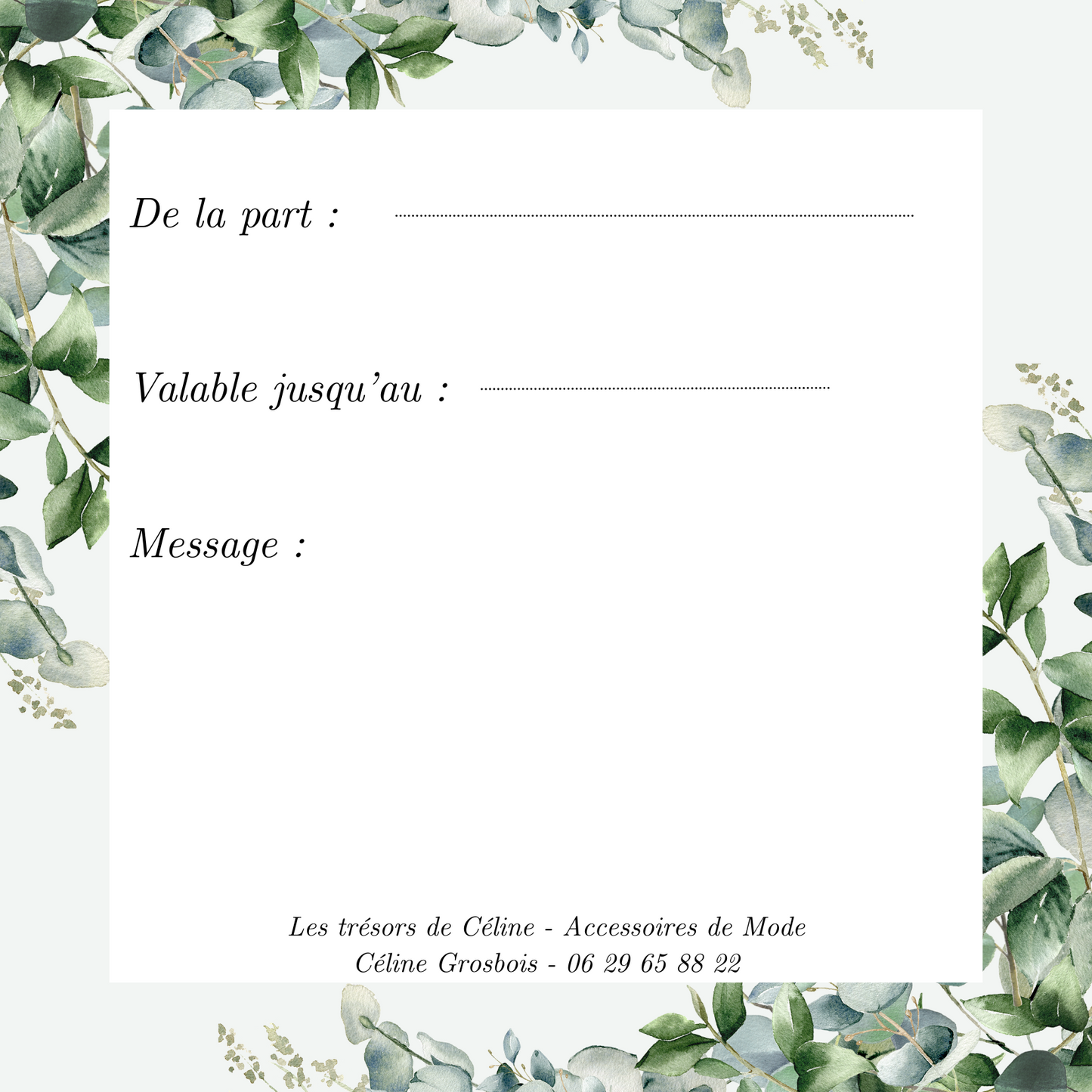 Our Gift Cards - €70 Gift Card