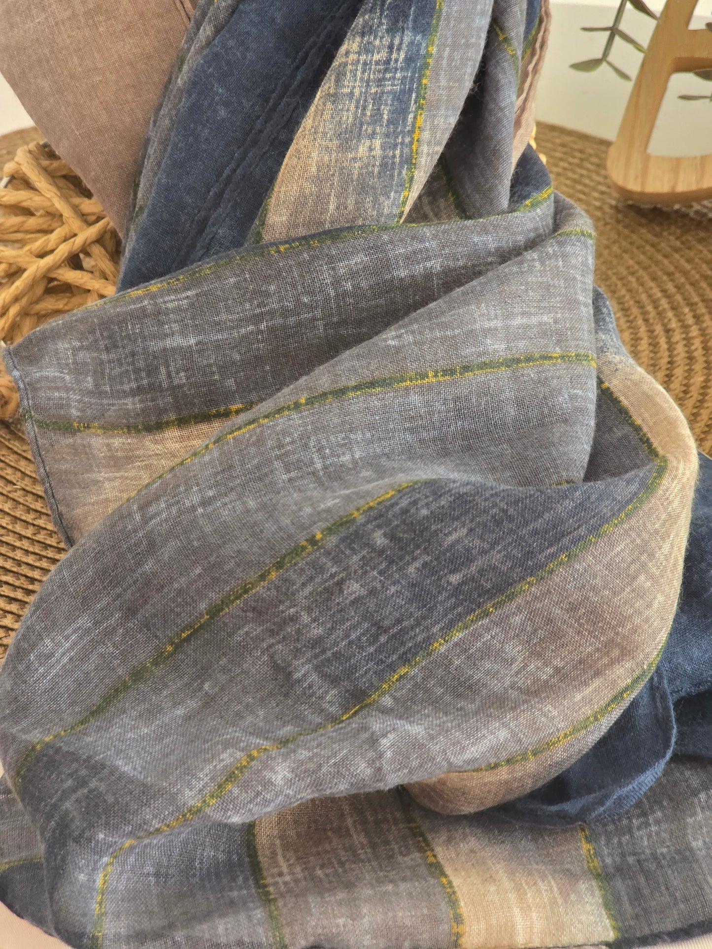 Foulard Femme Automne-Hiver Bleu