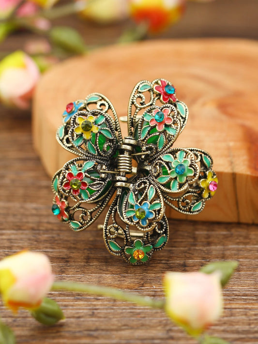 Les Accessoires à Cheveux - Pince à Cheveux Bohème floral