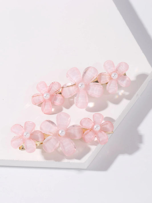 Les Accessoires à Cheveux - Pince à Cheveux Décoration Florale