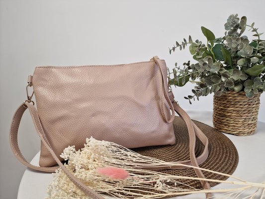 Pochette Sofia Rose pâle