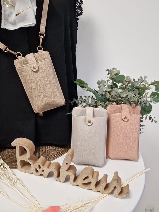 Pochette Amélia Rose abricot