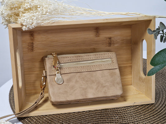 Portefeuille Beige