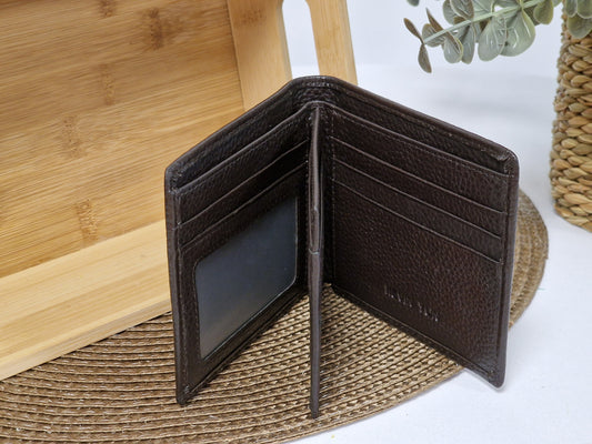 Portefeuille Marron Foncé Homme