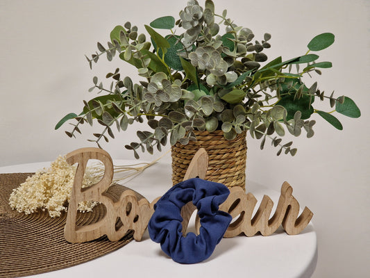 Les Accessoires à Cheveux - Chouchou Velours Bleu
