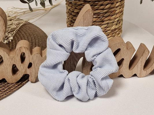 Les Accessoires à Cheveux - Chouchou Velours Bleu Ciel