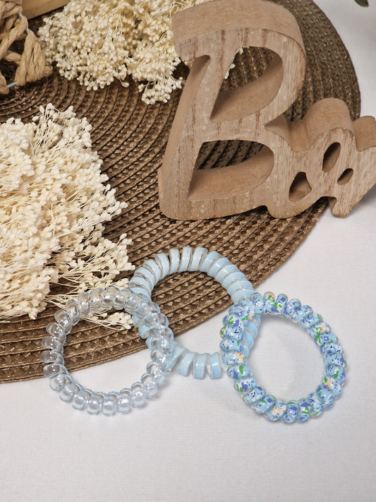 Les Accessoires à Cheveux - Lots de 3 élastiques Spirales