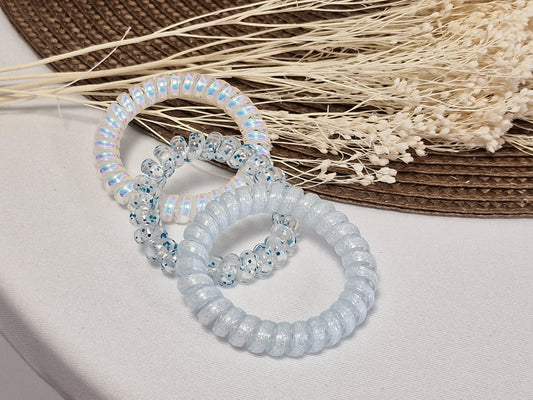 Les Accessoires à Cheveux - Lots de 3 élastiques Spirales