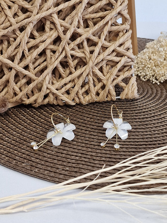 Notre Collection de Bijoux - Boucle d'Oreille Fantaisie à Strass