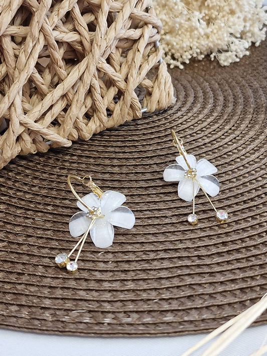 Notre Collection de Bijoux - Boucle d'Oreille Fantaisie à Strass