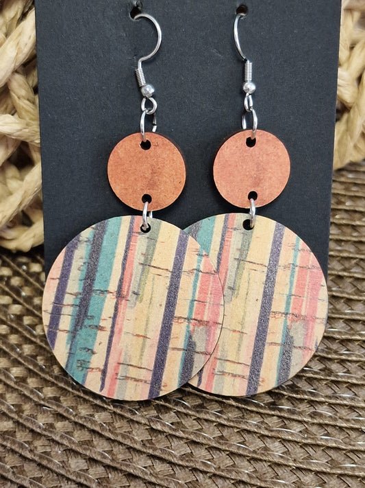 Notre Collection de Bijoux - Boucle d'Oreille Vintage Terracotta
