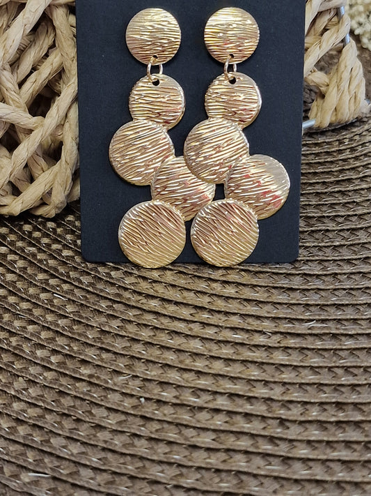 Notre Collection de Bijoux - Boucle D'oreille Petit Rond Doré