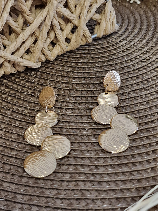 Notre Collection de Bijoux - Boucle D'oreille Petit Rond Doré