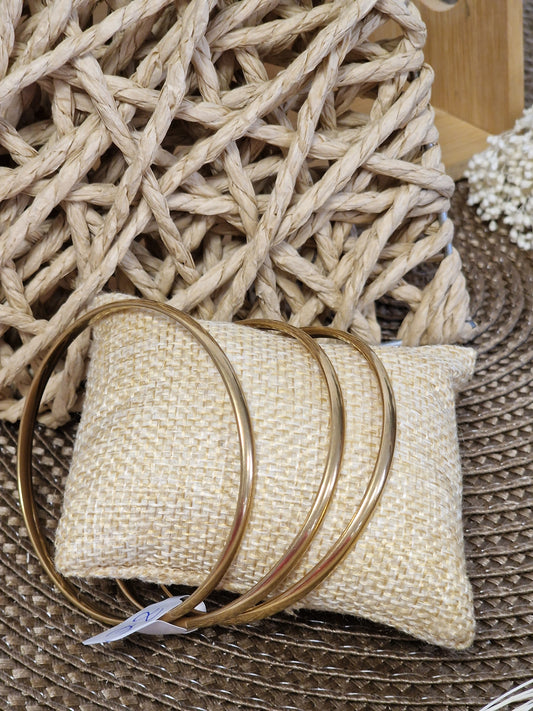 Notre Collection de Bijoux - Lots 3 Bracelets Doré