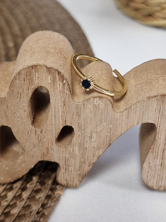 Notre Collection de Bijoux - Bague Dorée Perle Noire