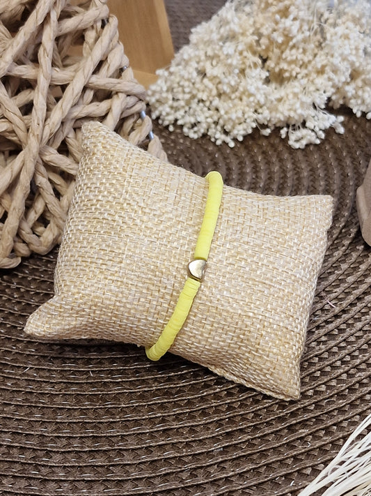 Notre Collection de Bijoux - Bracelet Ado Bohème Jaune