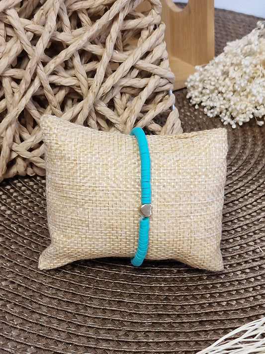 Notre Collection de Bijoux - Bracelet Ado Bohème Bleu Turquoise