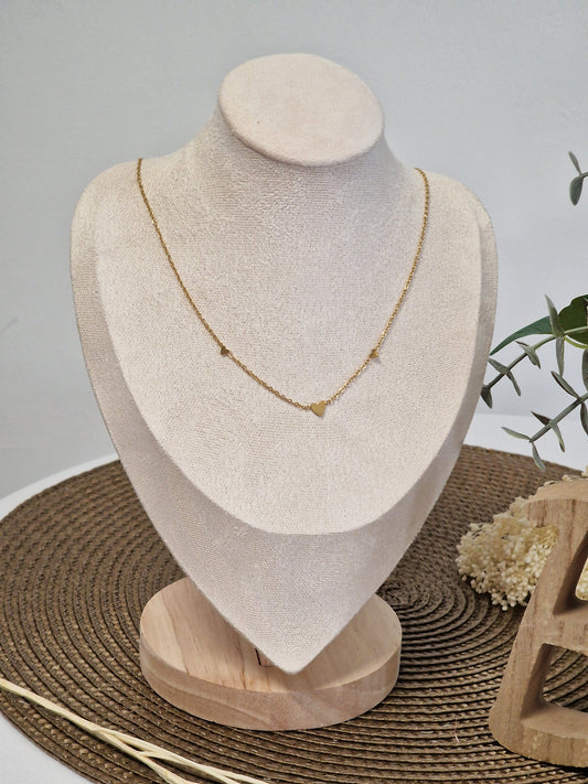 Notre Collection de Bijoux - Pendentif Fin Forme Coeur