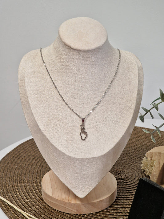 Notre Collection de Bijoux - Parure Pendentif et Boucle Oreille Main