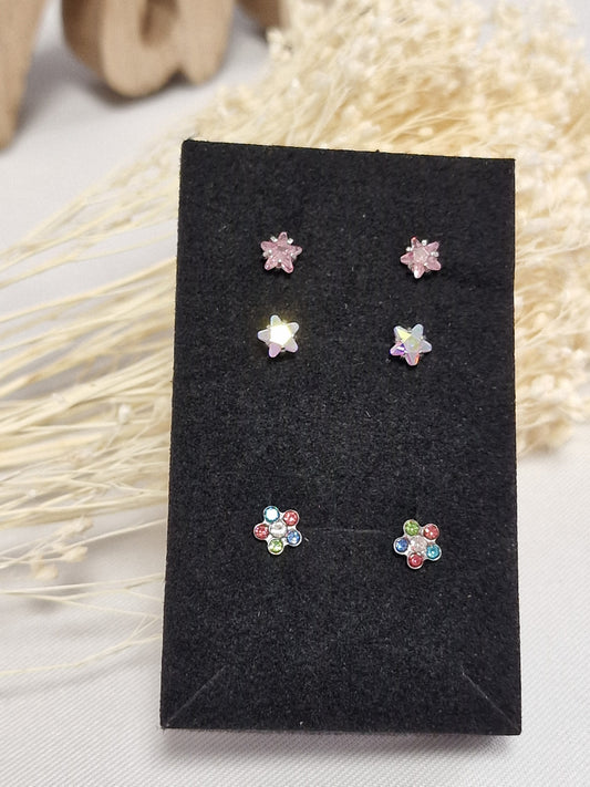 Notre Collection de Bijoux - Lots Boucles d'Oreille Enfant étoile