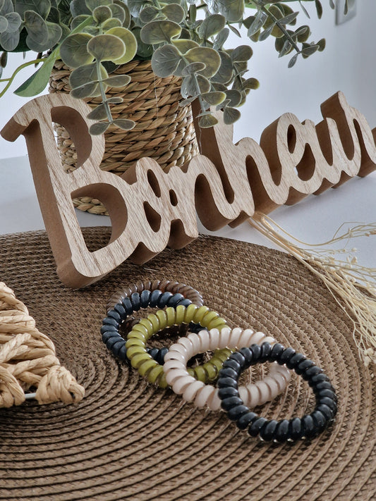 Les Accessoires à Cheveux - Lots de 5 Elastiques Spirales