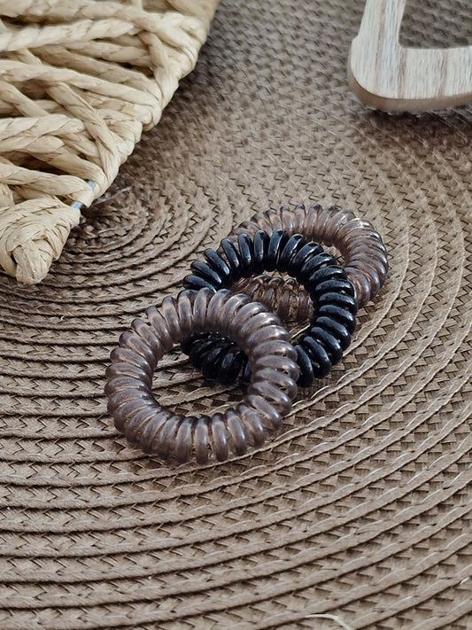 Les Accessoires à Cheveux - Lots de 3 Elastiques Spirales