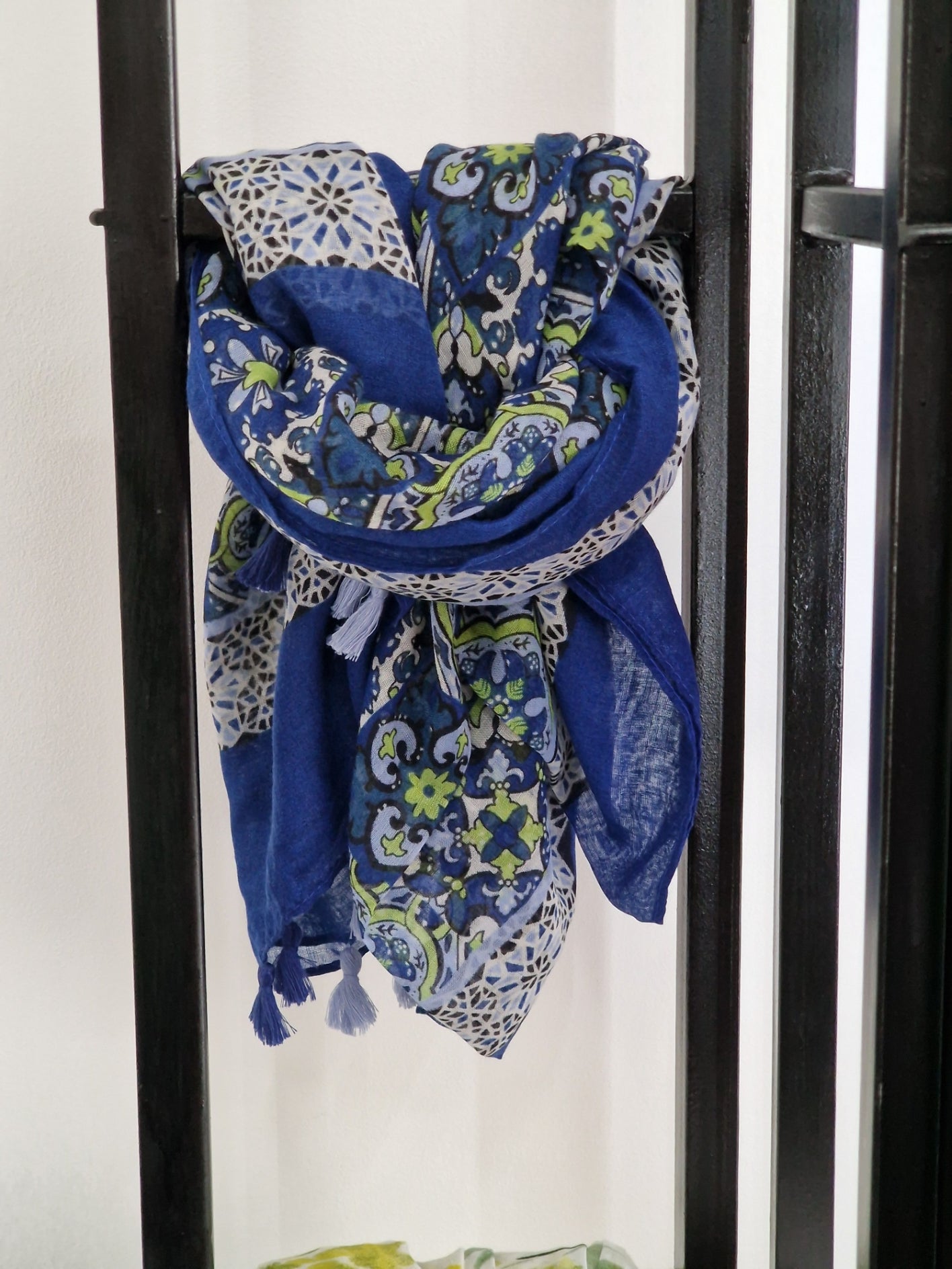 Foulard Femme Printanier Bleu