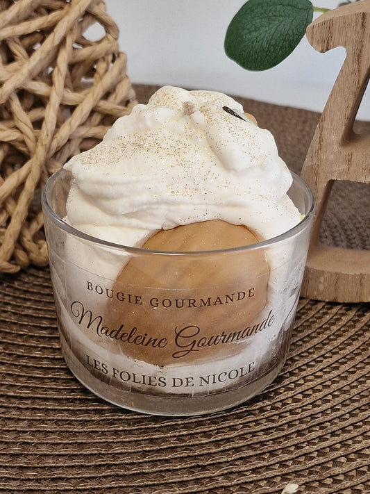 Nos Bougies Gourmandes - Bougie Senteur Madeleine Gourmande