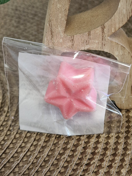 Nos Bougies Gourmandes - Etoile Fondante Gourmande Bubble Gum Fraise - Lots de 3 fondants aux choix