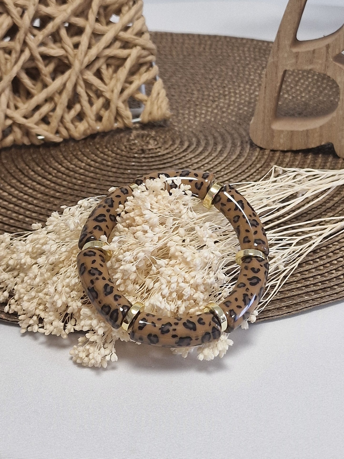 Our Jewelry Collection - Leopard Print Bangle Bracelet 