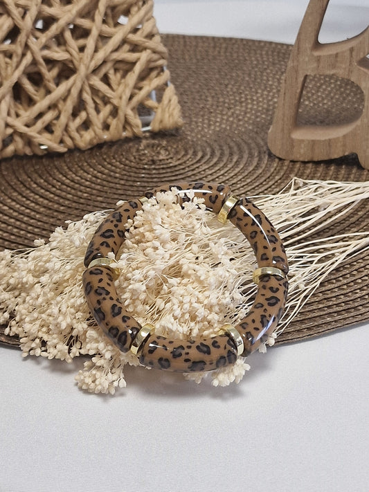 Our Jewelry Collection - Leopard Print Bangle Bracelet 