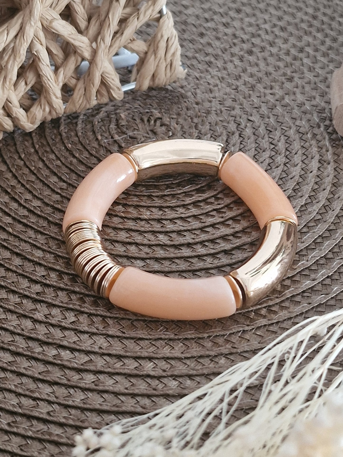 Our Jewelry Collection - Orange Gold Bangle Bracelet
