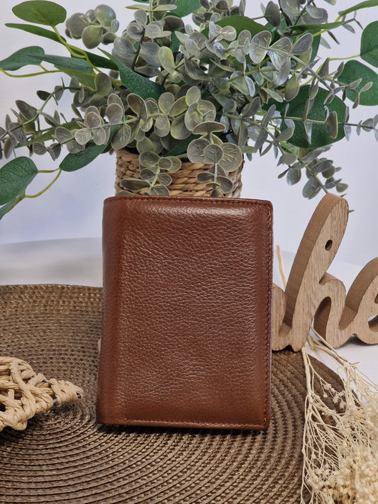 Men's Coffee Leather Wallet 