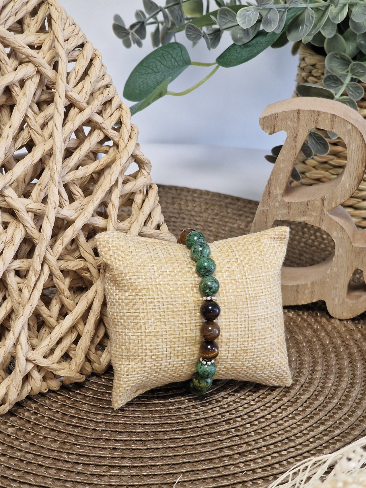 Notre Collection de Bijoux - Bracelet Masculin Perle Multicolore