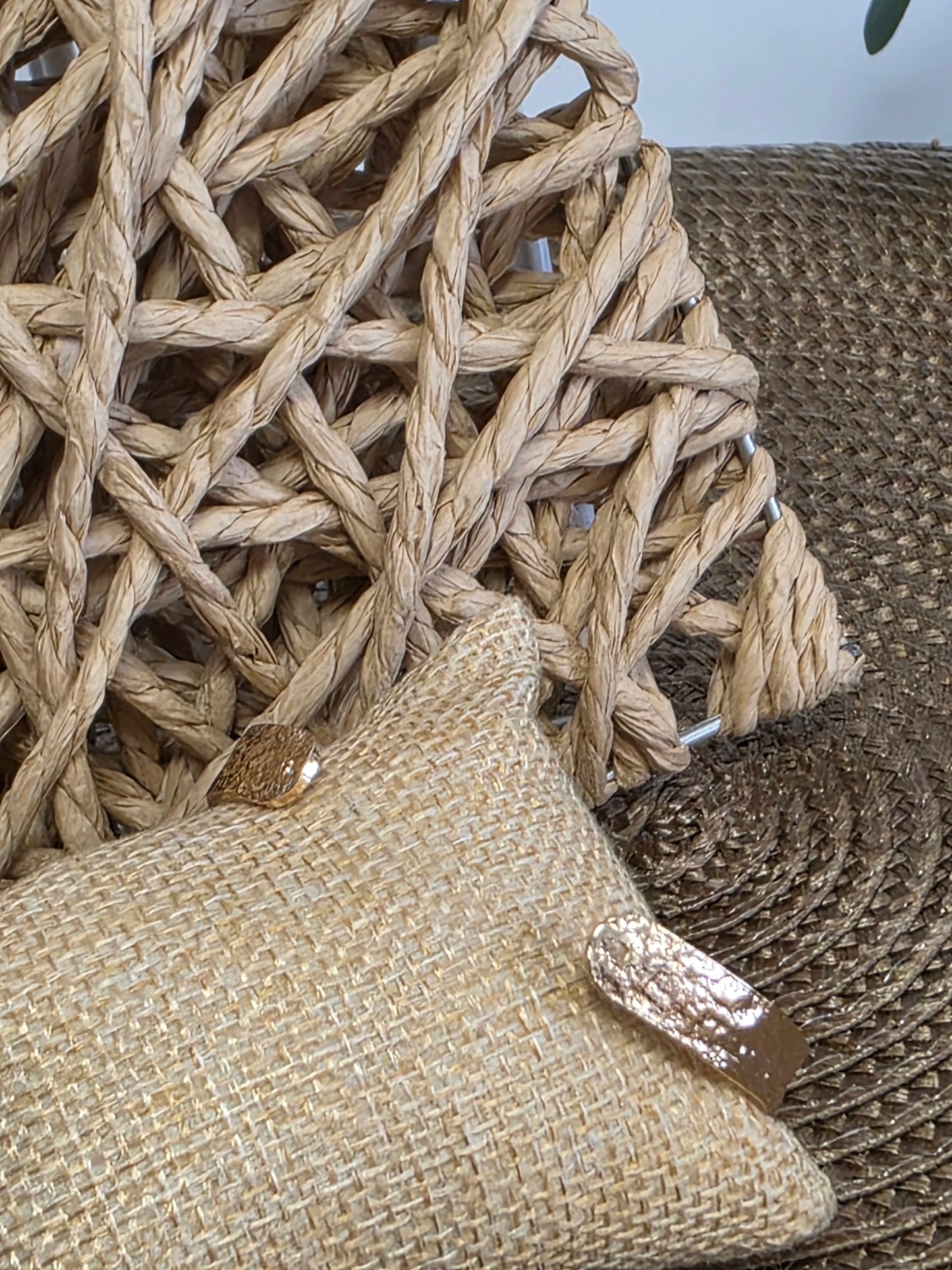 Notre Collection de Bijoux - Bracelet Manchette Texturé Doré