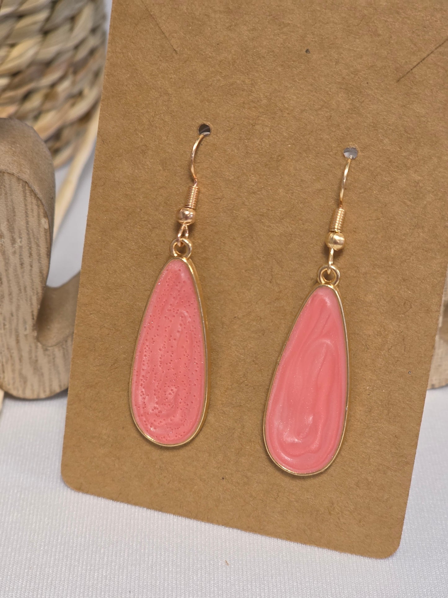 Notre Collection de Bijoux - Boucle d'Oreille Pendante Goutte D'eau