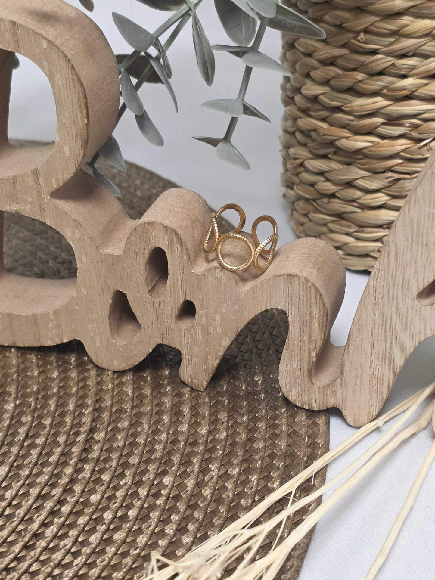 Notre Collection de Bijoux - Bague Grec Ronde Doré