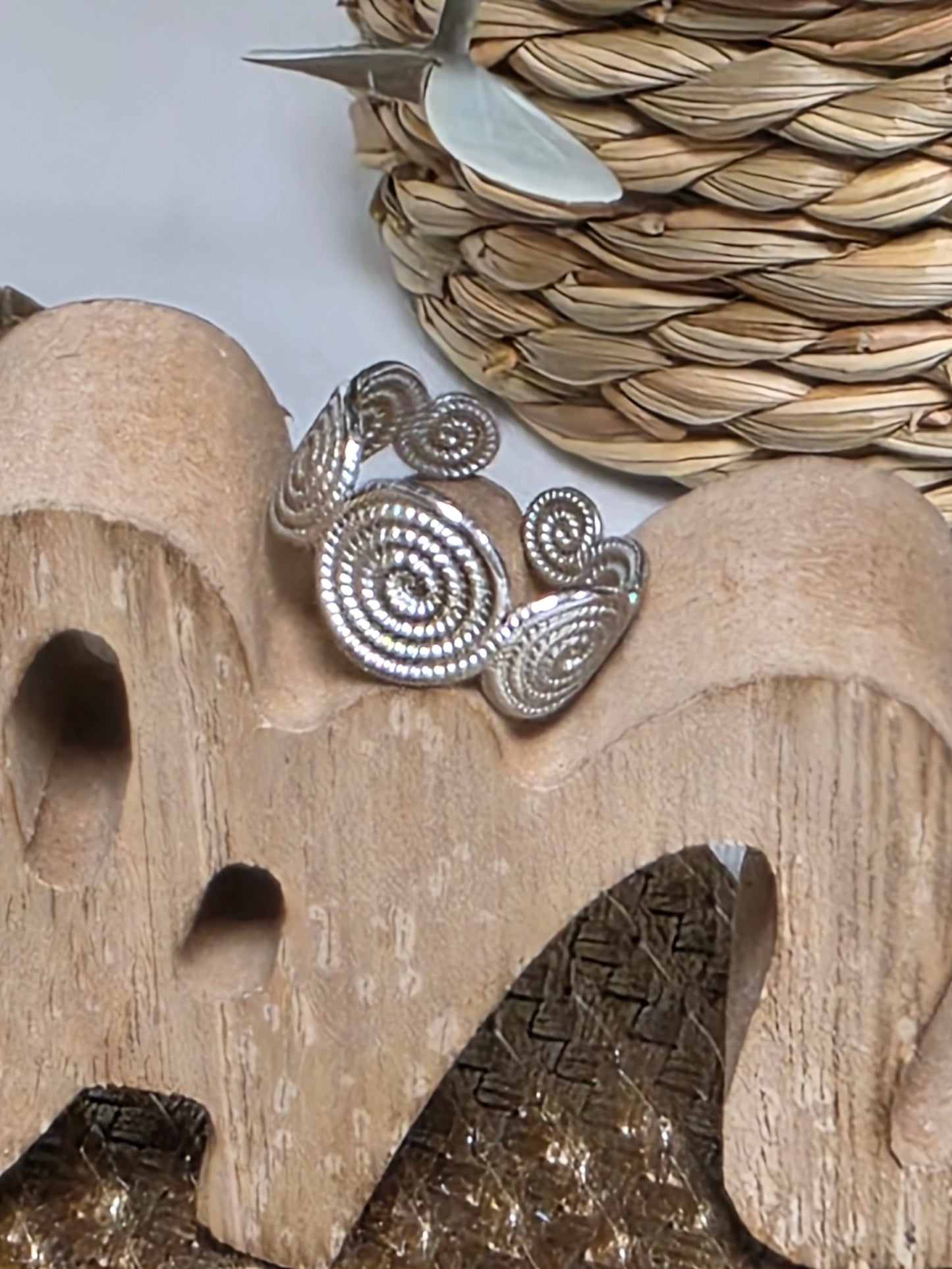 Notre Collection de Bijoux - Bague Grec Argenté