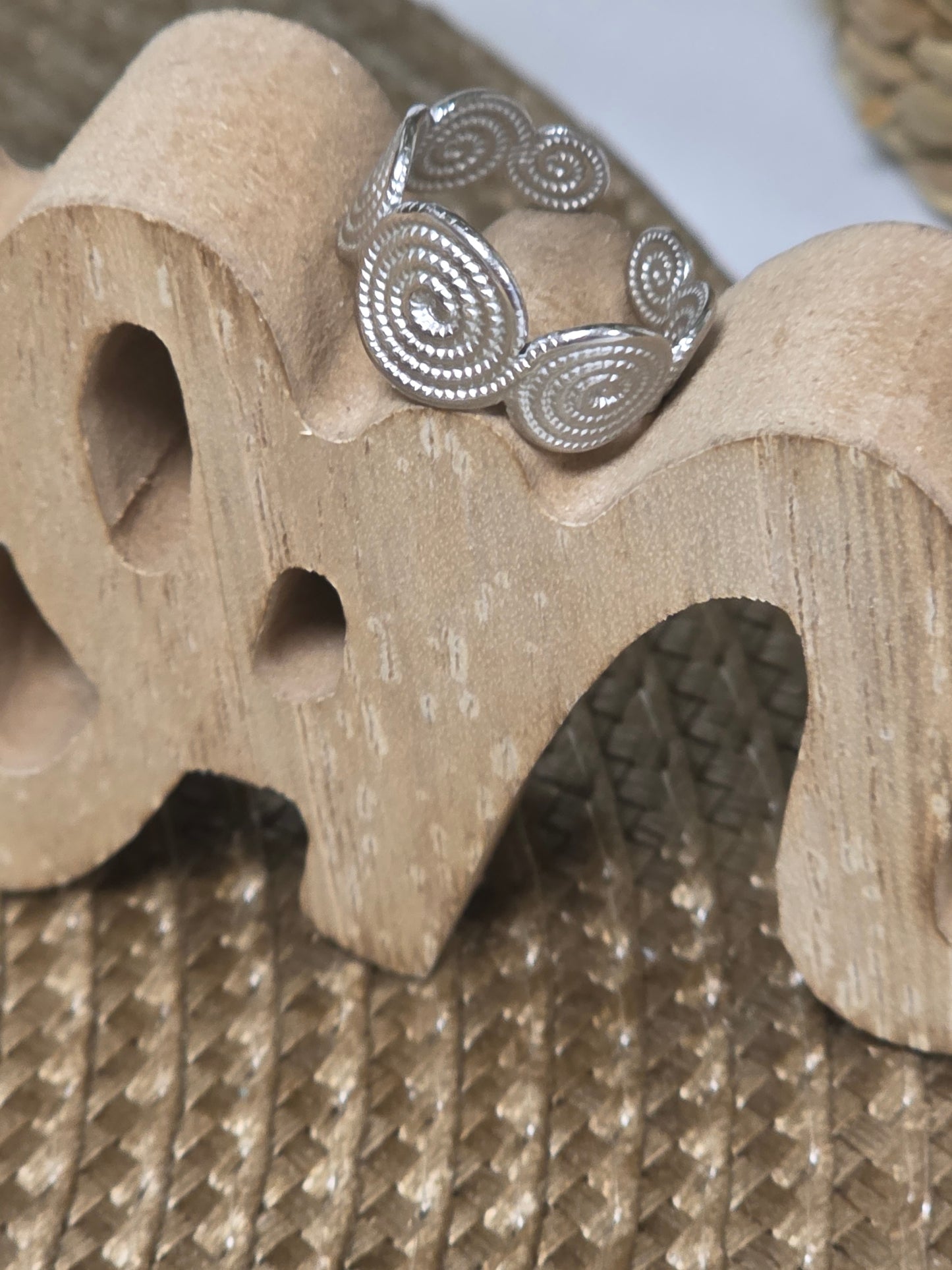 Notre Collection de Bijoux - Bague Grec Argenté