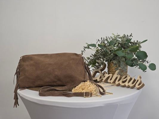 Roxane Taupe Bag