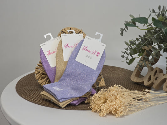 Diva Glitter Socks Trio Set