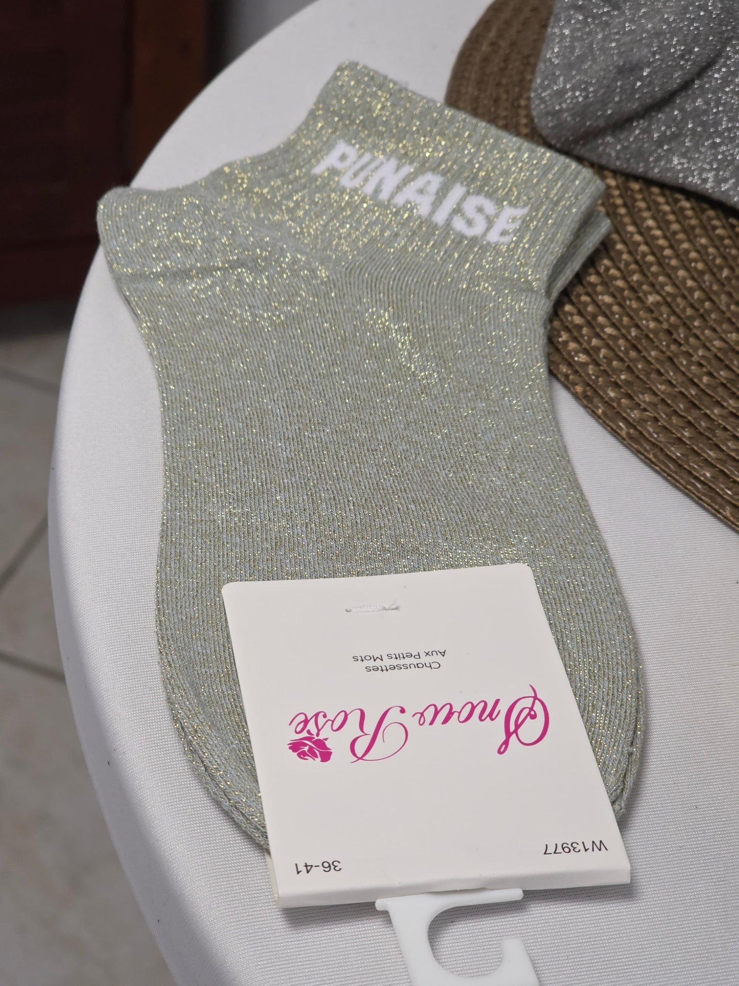 Naughty Glittery Socks Trio Set