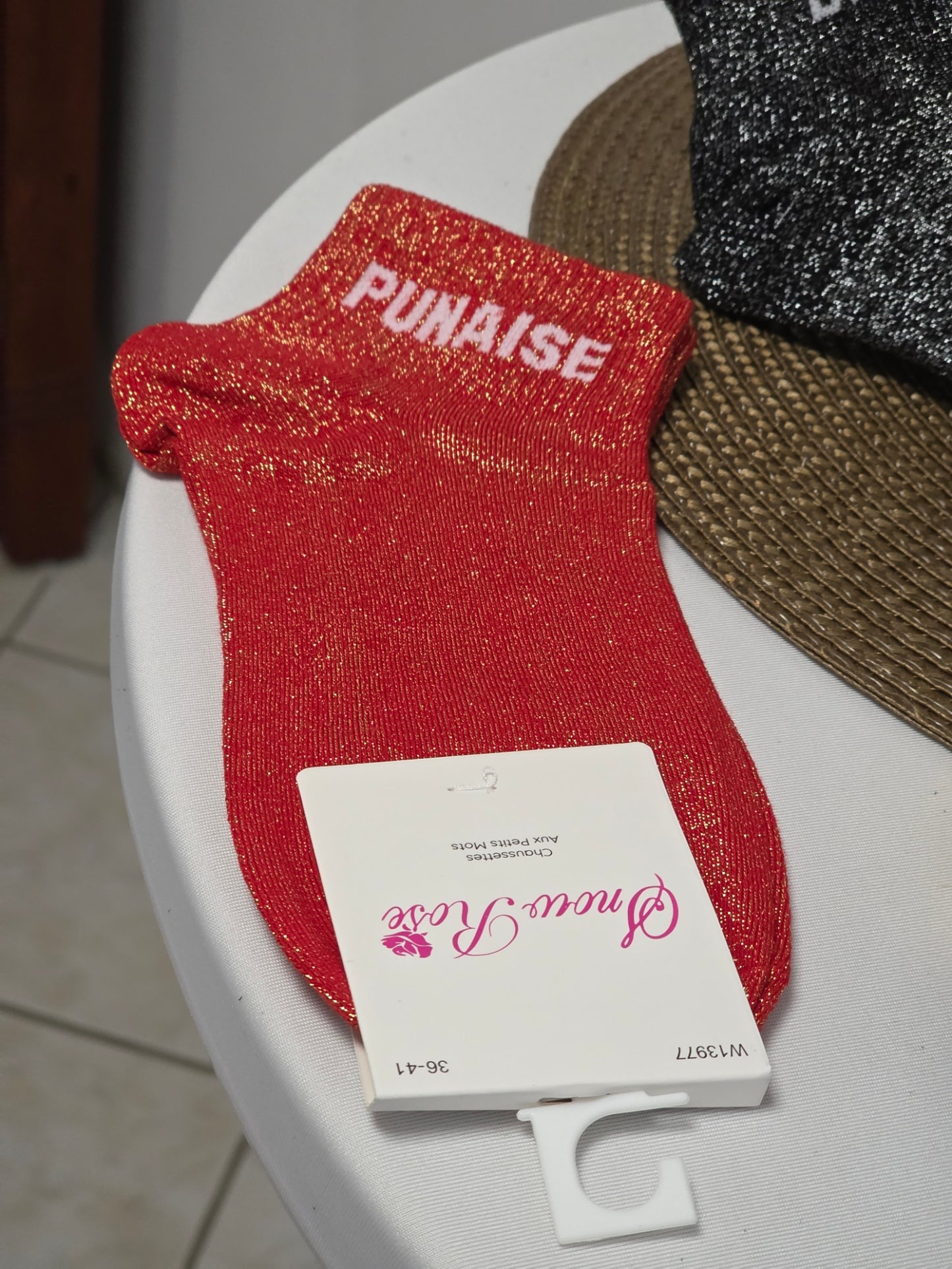 Naughty Glittery Socks Trio Set