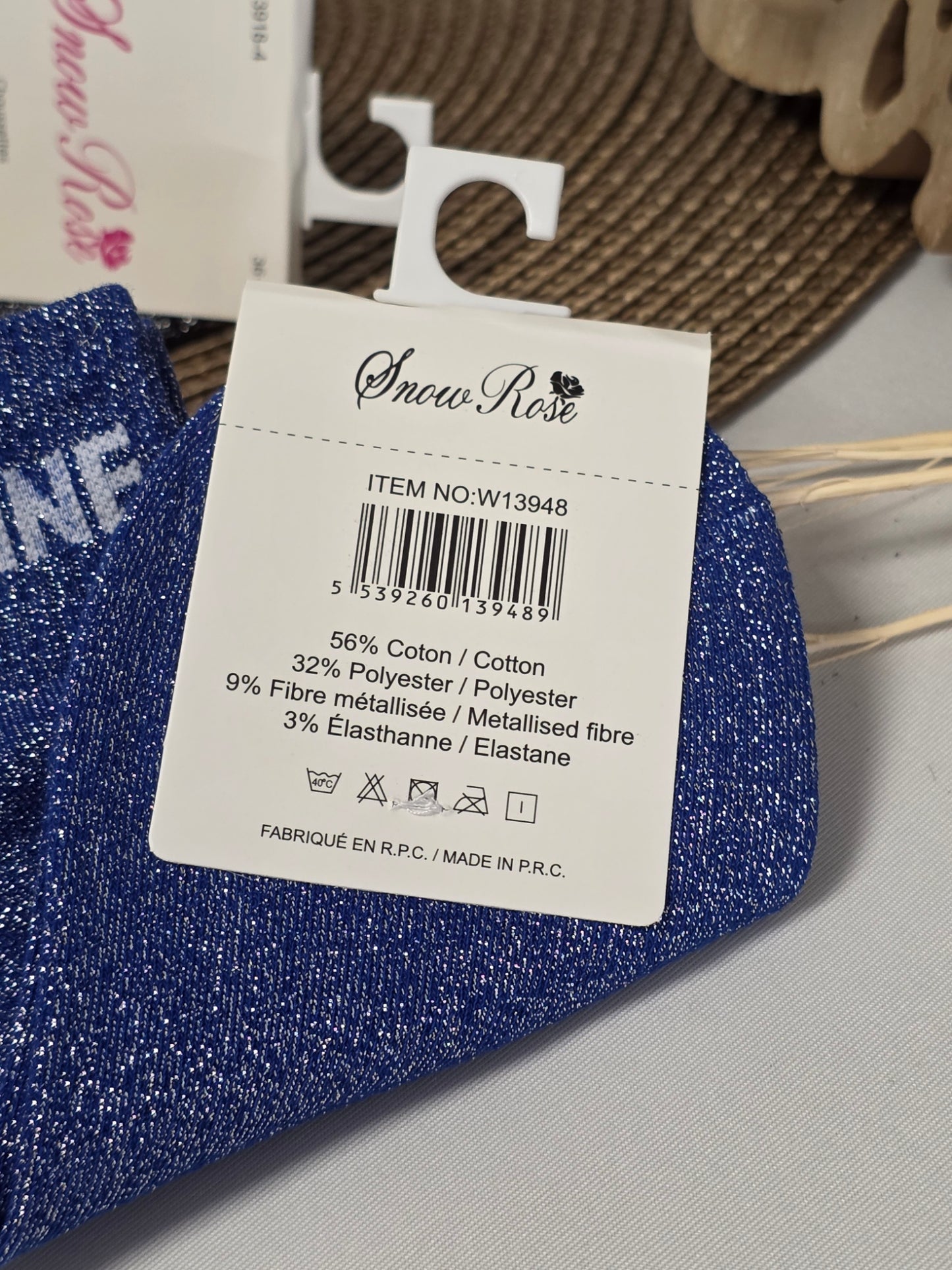 Naughty Glittery Socks Trio Set