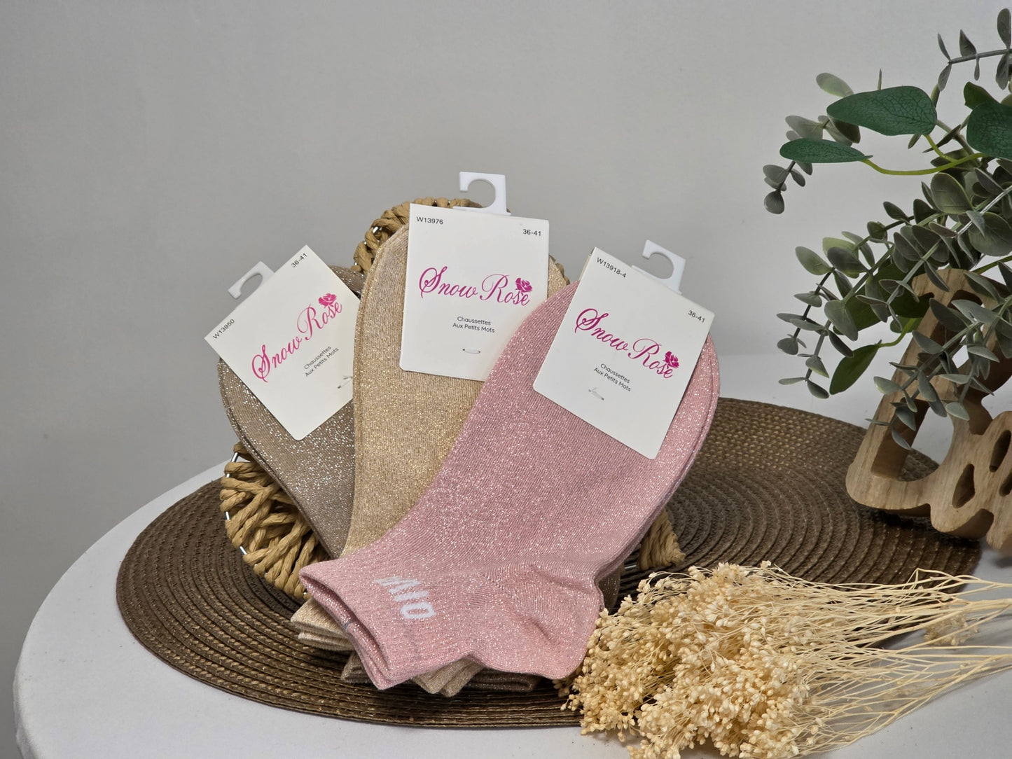 Diva Glitter Socks Trio Set