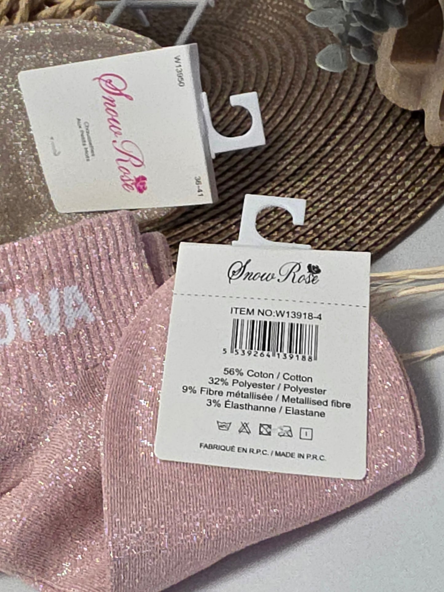 Diva Glitter Socks Trio Set