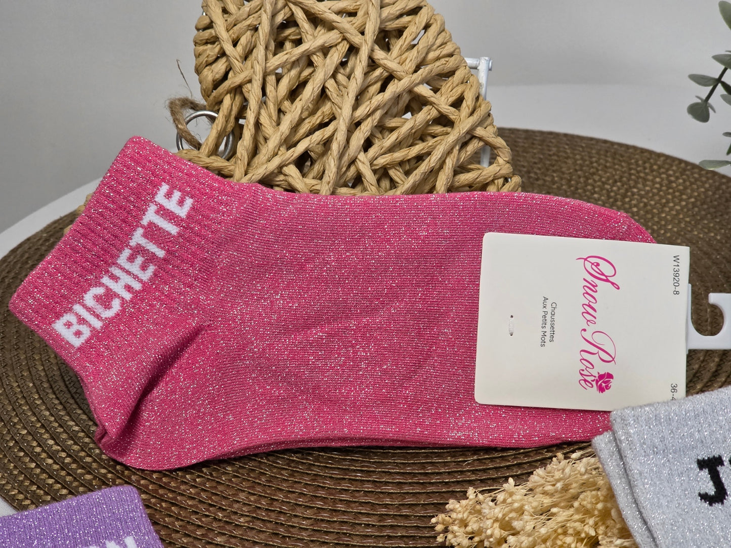 Jolie Glittery Socks Trio Set