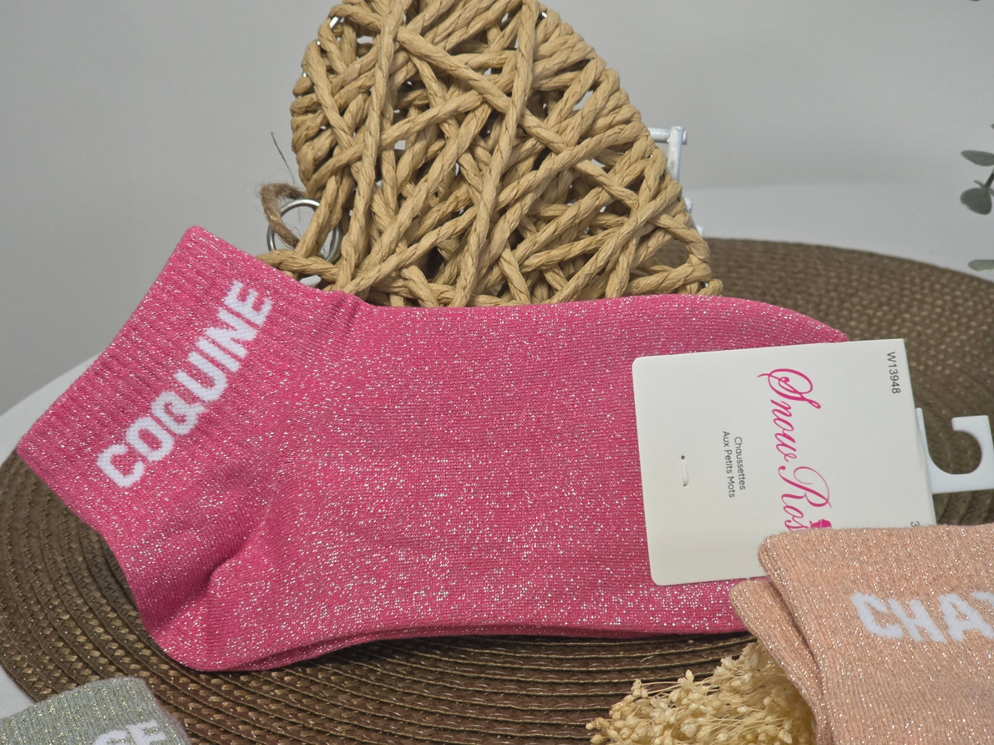 Coffret Trio Socquettes Pailletées Chaton